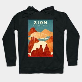 Zion National Park Retro Hoodie